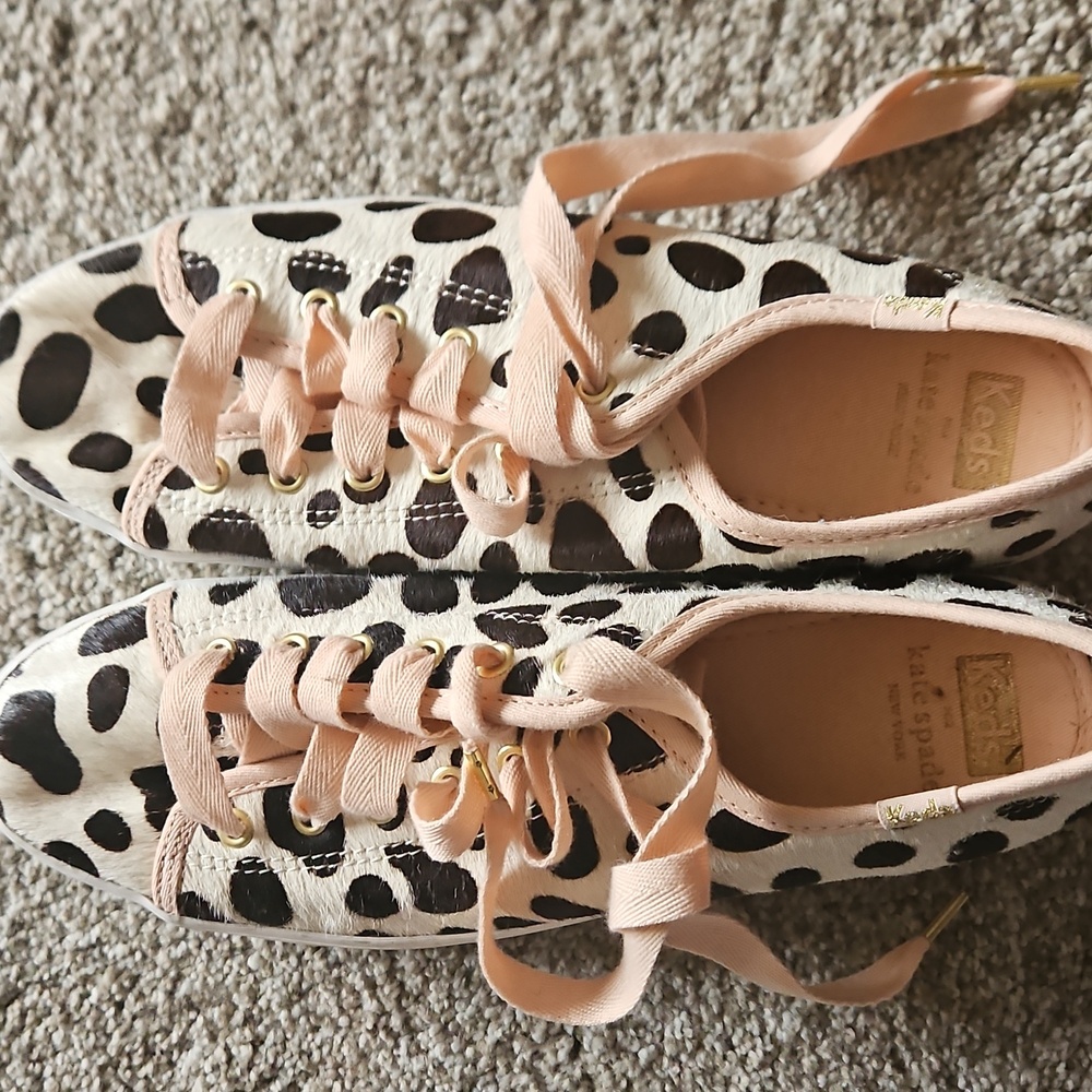 Kate Spade Cow Print Keds